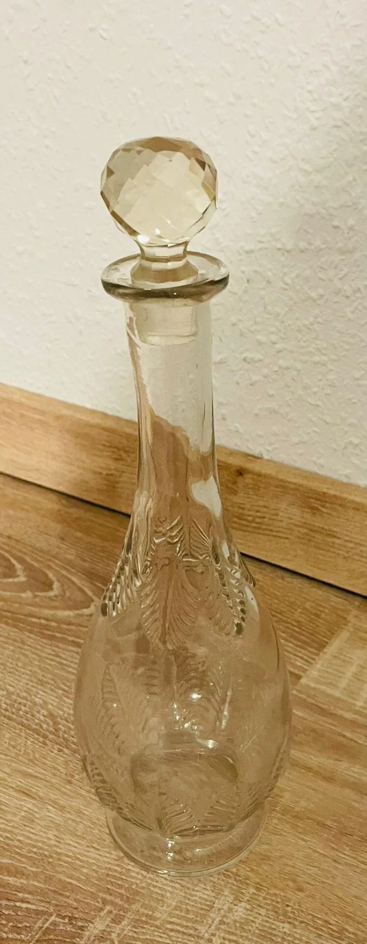 Antike Jugendstil Karaffen – Karaffe, antik, 1920, Jugendstil, Kristallglas, Facettenschliff