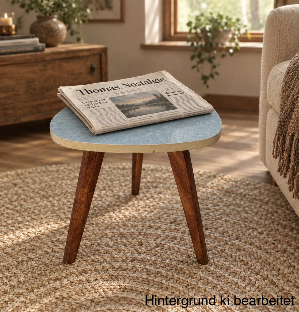 Nierentisch Vintage Mid Century Modern 1950er – marmorierte Formica, konische Holzbeine