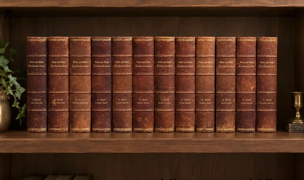Antiquarische 12-Bände Wetzer Kirchenlexikon (1889) 📚✨ Sehr guter Zustand – Patina pur!