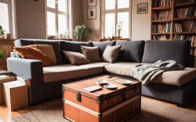 Die Kunst des Wohnens: Überseekoffer als stilvoller Couchtisch