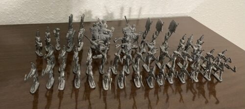 Zinn Soldaten, antik, Frankreich, großes Set, Sammlerstücke
