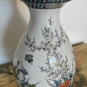 Vase, antik, Vintage, 1950er, Gestempelt, Hand Painted, Hingucker