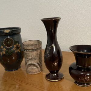 Vasen, Keramik, Vintage, 1960/70er Jahre, Design Klassiker, Dekoration, je 14€