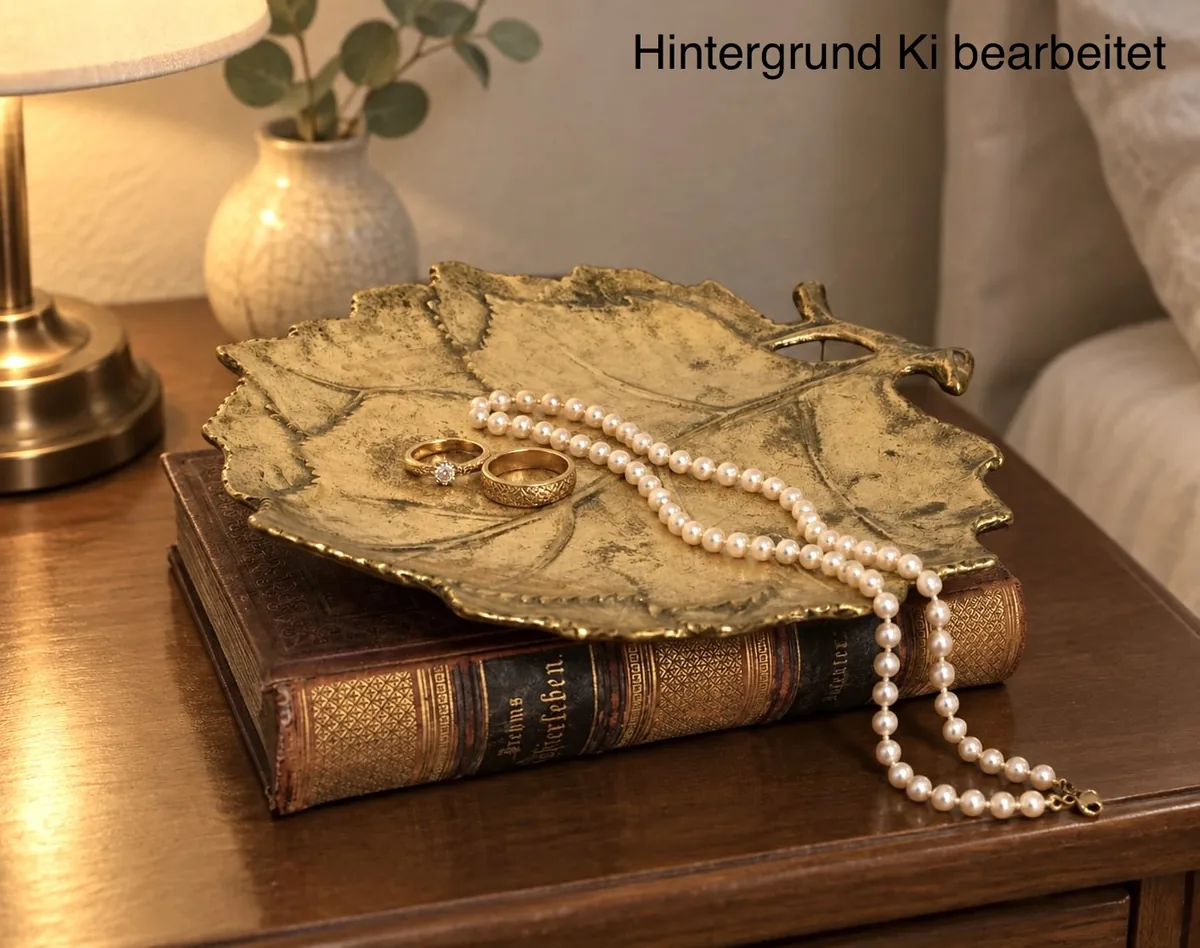 Schale, massivem Messing, antik, 1920er, Jugendstil, Hingucker