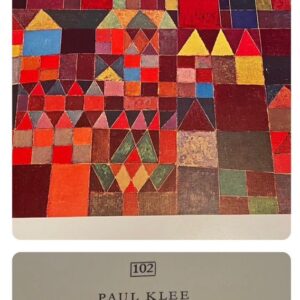 Paul Klee Burg und Sonne, Kunstdruck, Nummeriert, Kunstkreis Luzern