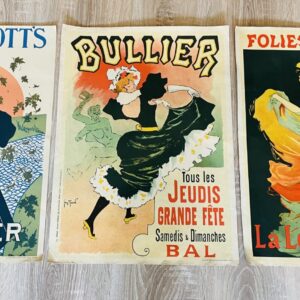 Plakate, Lippincotts, Buller, Folies Bergere, Vintage, 1968, Buchheim Verlag ,Setpreis