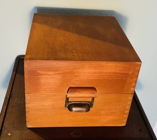Karteikasten, Vintage, 50/60er, Industrie Design, Aufbewahrung, Hingucker