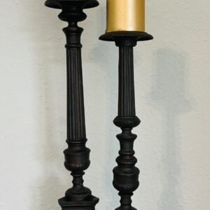 Kerzenständer Set, antik, Gusseisen, elegantes Design, Ornamenten, Augenweide