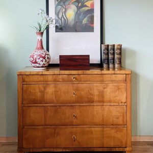 Kommode, antik, 1830er, Biedermeier, Kirschbaum Furnier ,Stauraum , zeitlos, Hingucker