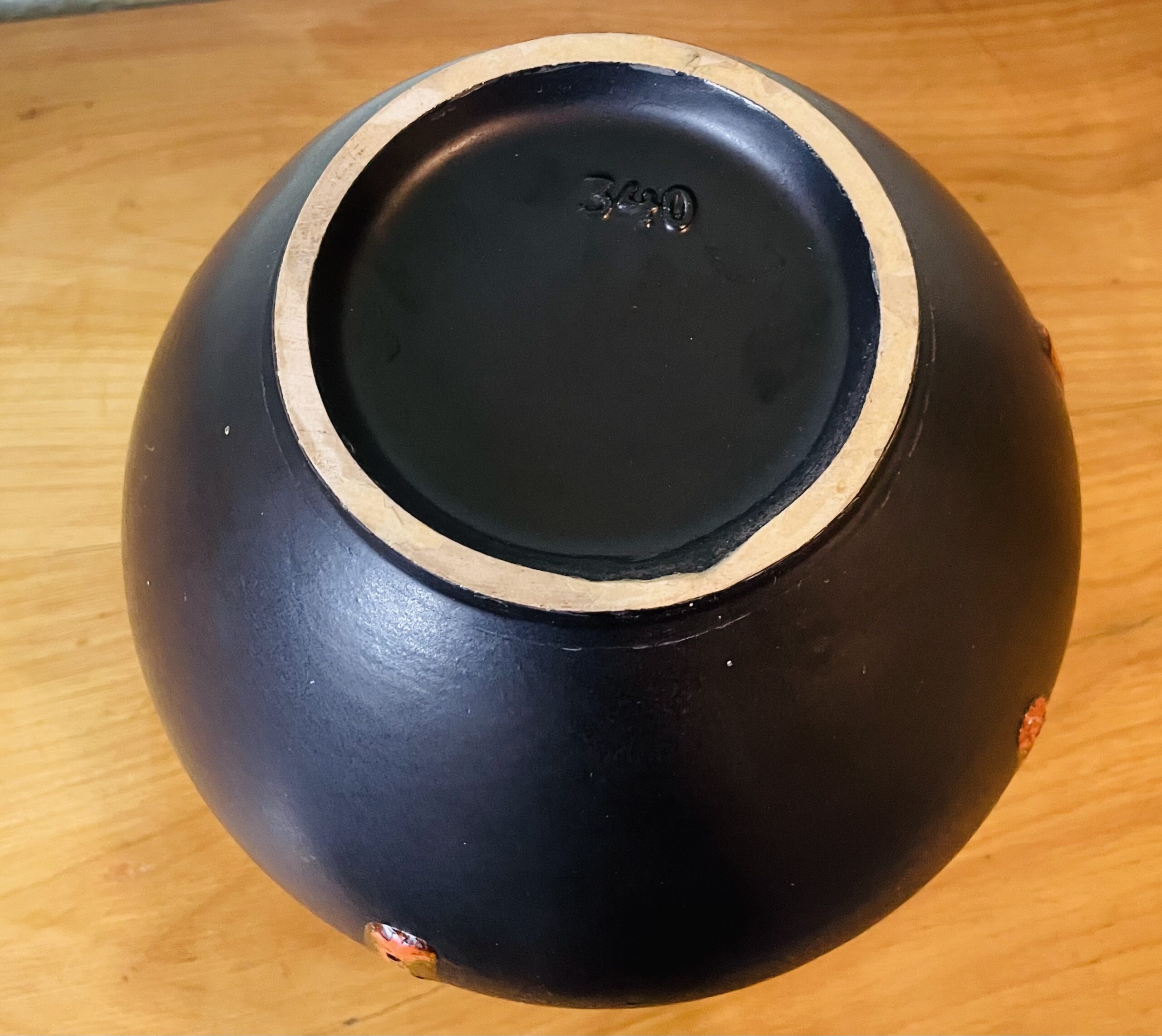 Vase, Vintage, 70er, Fat Lava, Otto Keramik, Nr. 340, Effektglasur, Sammlerstück