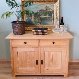 Kommode, antik, Jugendstil, 1920er, Weichholz, Landhaus, massivem Kieferholz, Hingucker