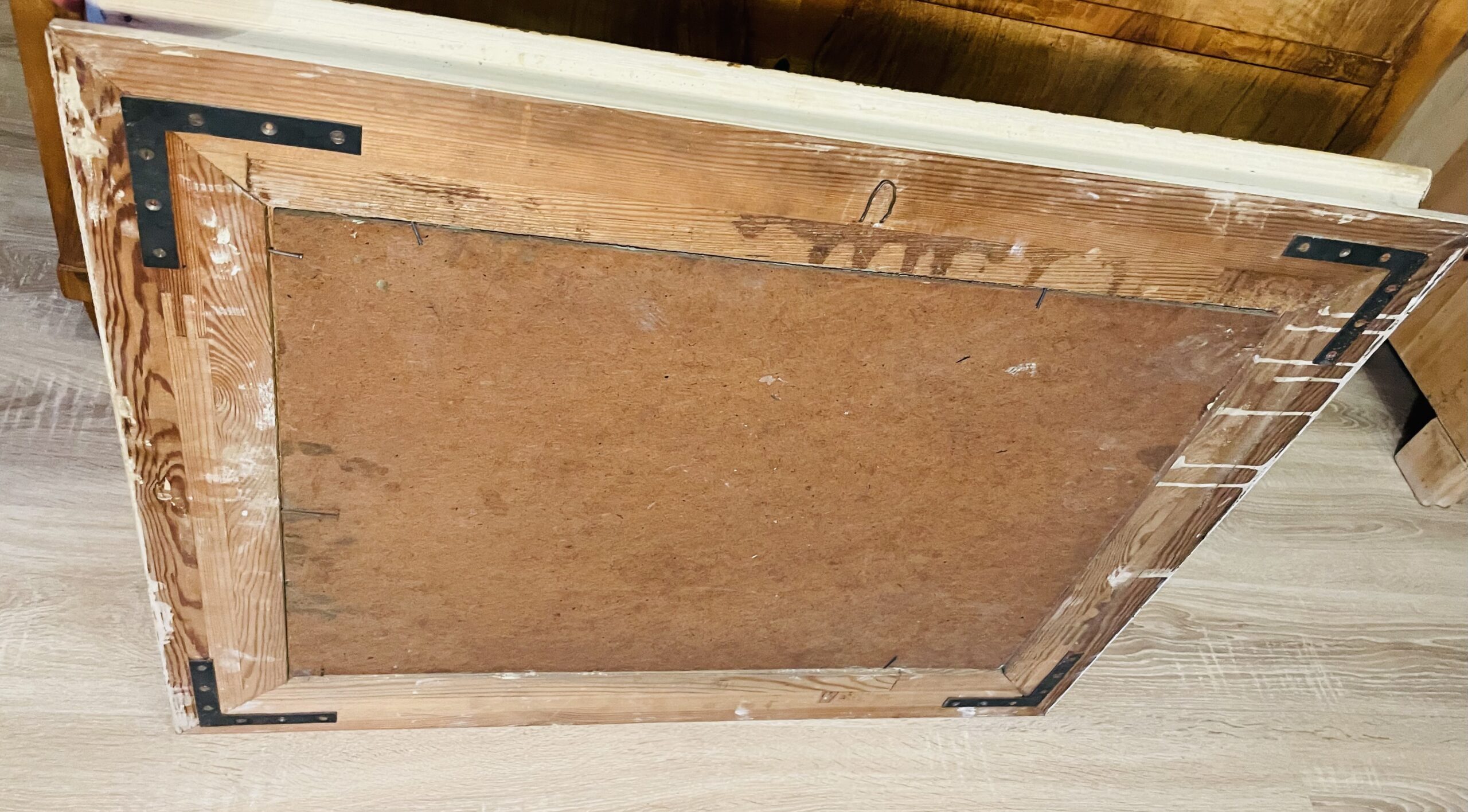 Öl Gemälde, Stuckrahmen, Signatur J.Vrücko 63 , Motiv Burg, Spätromantischer Realismus, Hingucker