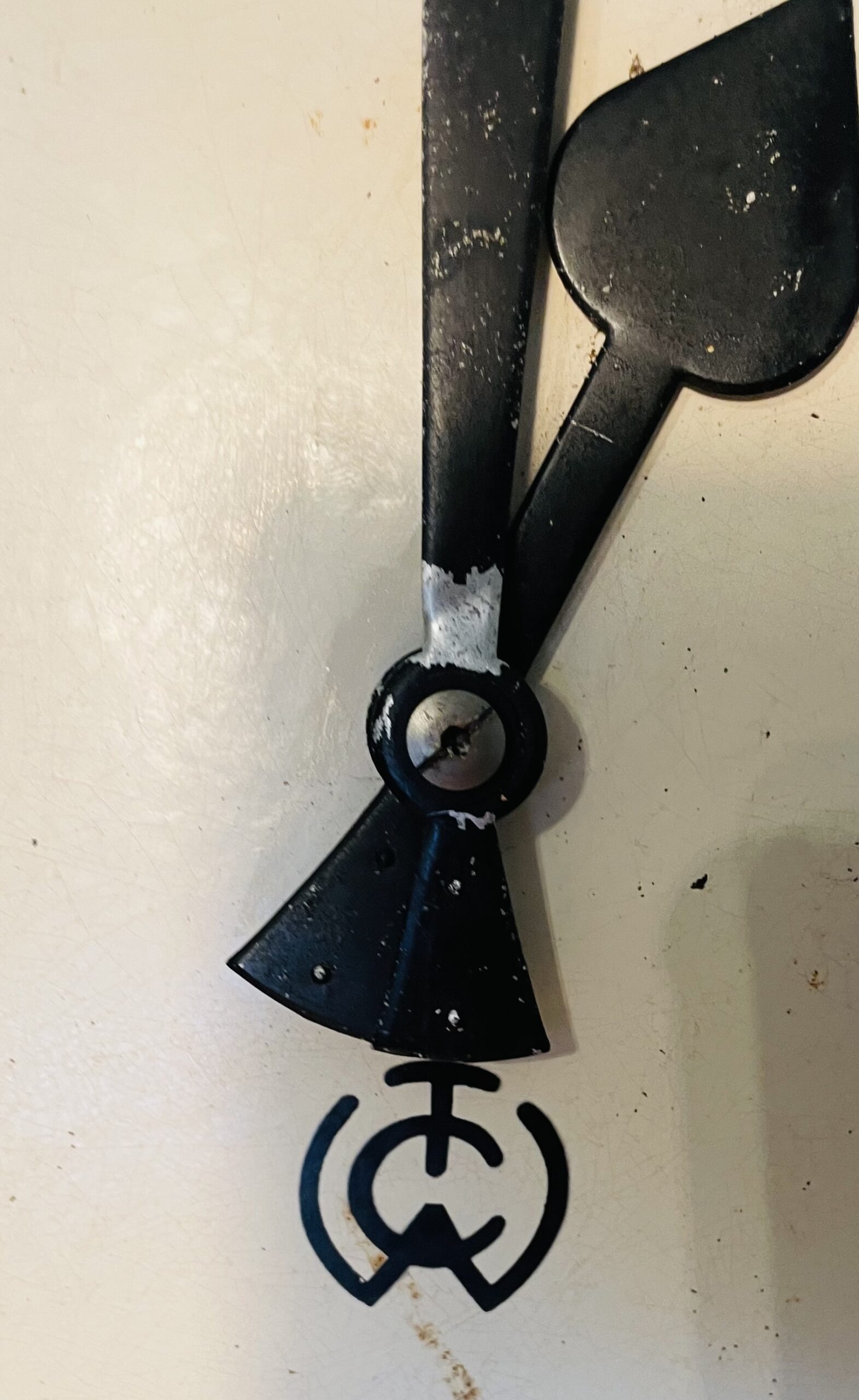 Antike Nebenuhr aus den 1950/60er Jahren – CTW Carl Theodor Wagner – Industrie-Design – Fundzustand – ideal zum Restaurieren oder als Deko