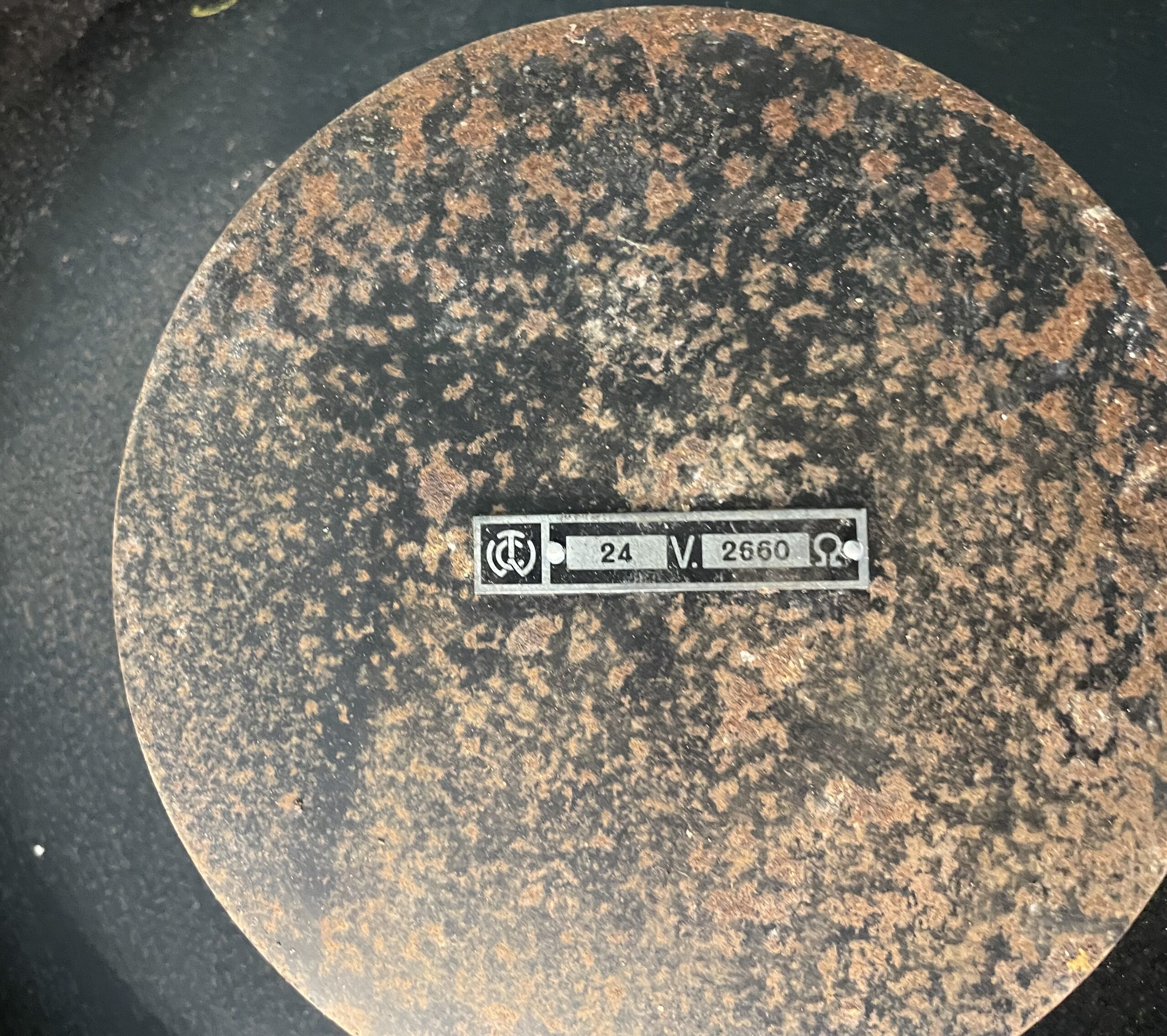 Antike Nebenuhr aus den 1950/60er Jahren – CTW Carl Theodor Wagner – Industrie-Design – Fundzustand – ideal zum Restaurieren oder als Deko