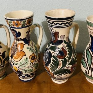 Antike Wein- & Most-Krüge aus den 1890er Jahren – Handbemalt, Siebenbürger Sachsen | Burg Horneck/Gundelsheim