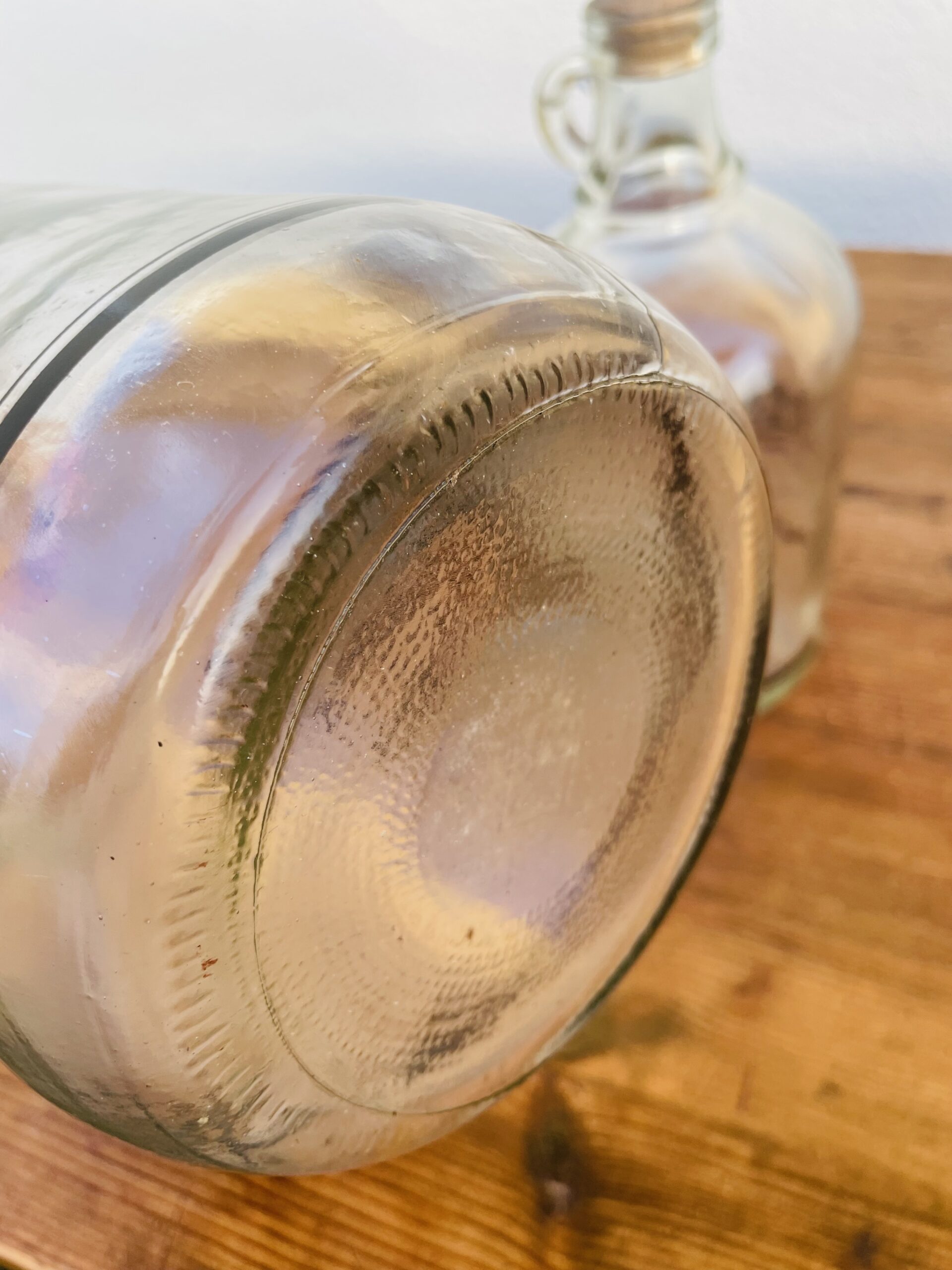 Karaffen Set, antik, 1920er, Rotwein & Weißwein, Landhaus Küche, Dekoration