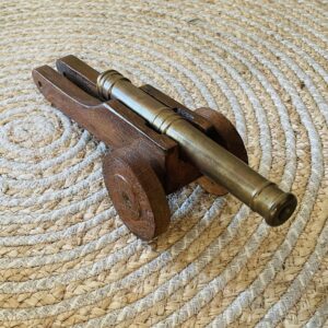 Deko – Modell Kanone, vintage, 1950er, Bronze, Spielzeug, Sammlerstück, Dekoration