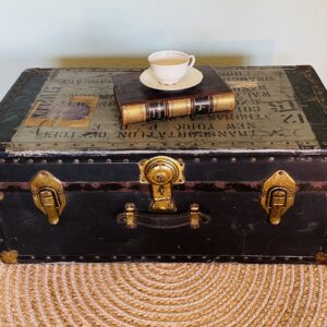 Überseekoffer – US Koffer antik, Vintage aus den 1940er Jahren: Ein Stück Geschichte zum Anfassen 🧳✨