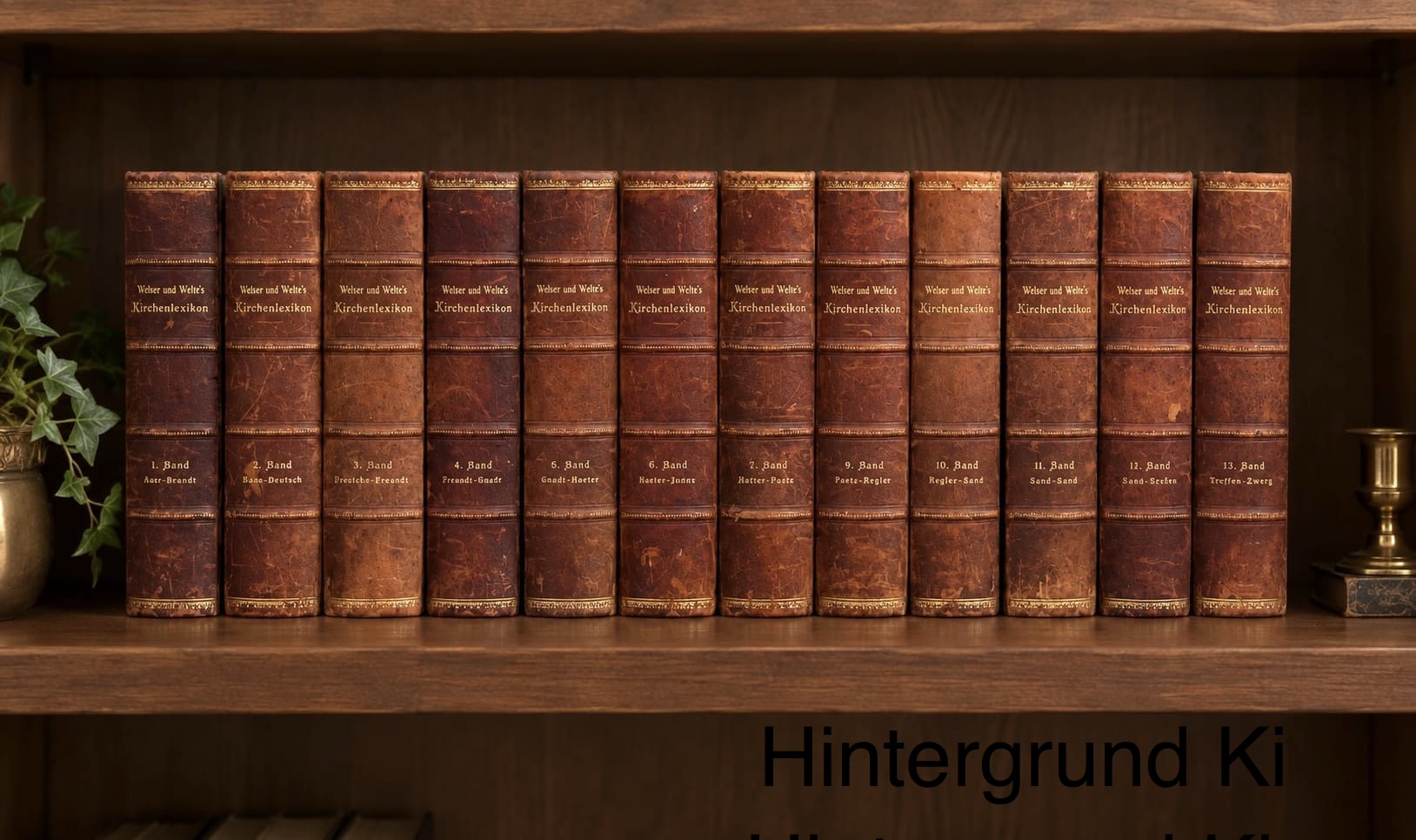Antiquarische 12-Bände Wetzer Kirchenlexikon (1889) 📚✨ Sehr guter Zustand – Patina pur!