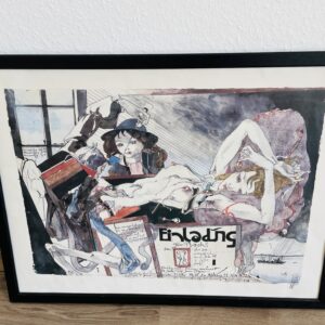Horst Janssen Druck – Handsigniert; Einladung zur Nacht 1978, selten, Blickfang