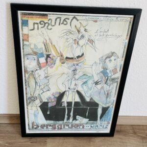 Horst Janssen Druck – Handsigniert, Berggruen Paris 81 Hommage a Maurice Ravel, gerahmt