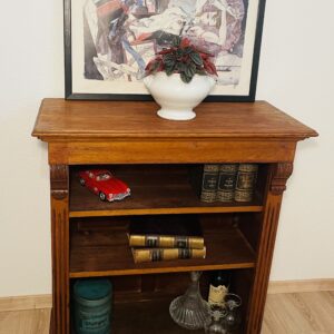 Bücherregal, Regal, antik, 1890er, Gründerzeit, Nussbaum, Stauraum, Augenweide