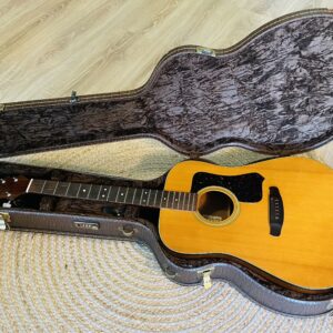 Vintage VW-100 Gitarre 1979, Matsumoku Japan, SN 2531 – mit Ortega Koffer, ohne Saiten, echtes Sammlerstück