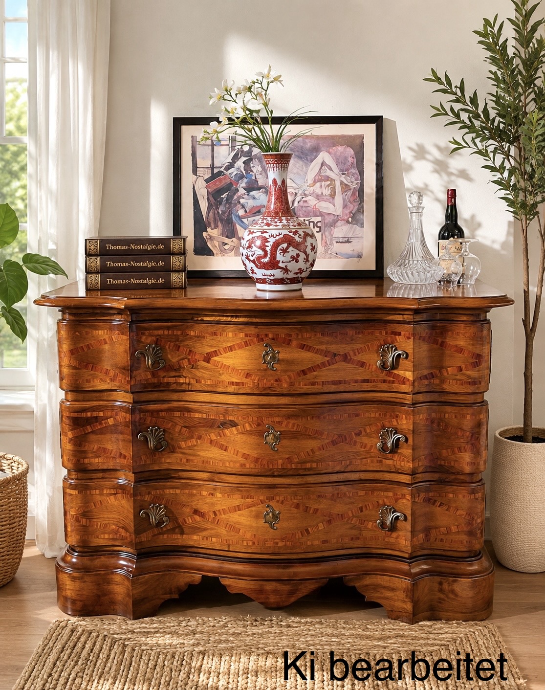 Augenblickliche Verführung im Vintage-Charme – Barockstil-Kommode von Ars Antica Srl Nr.1008